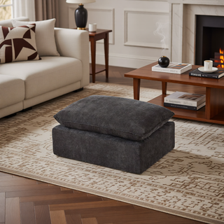 Sunvega Modern Chenille Cloud Sofa with High-Density Sponge Filling for Living Room