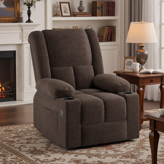 Sunvega Power Lift Recliner Chair with Massage Heat USB Ports and Cup Holders