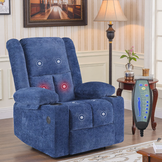 Sunvega Power Lift Recliner Chair with Massage Heat USB Ports and Cup Holders