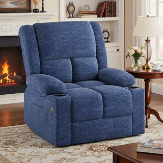 Sunvega Power Lift Recliner Chair with Massage Heat USB Ports and Cup Holders
