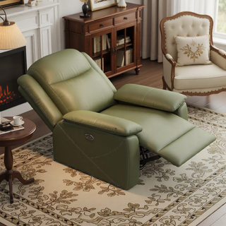 Sunvega Oversized Electric Recliner Chair with USB Charging Port and Overstuffed Cushion
