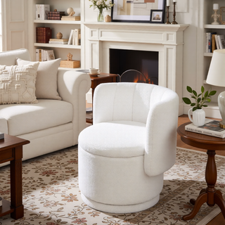 Sunvega 360 Degree Swivel Sofa Chair with Hidden Storage for Living Room