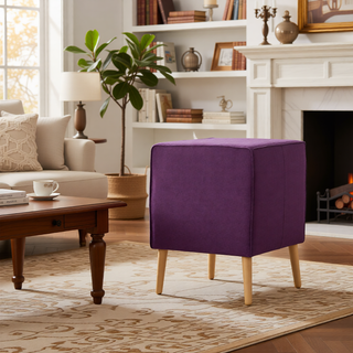 Sunvega Mid-Century Modern Arm Chair with Tufted Back and Padded Cushion