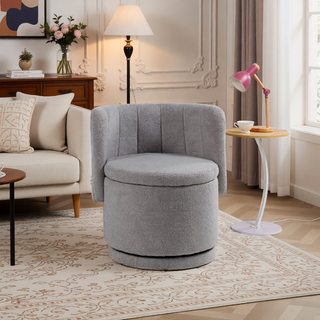 Sunvega 360 Degree Swivel Sofa Chair with Hidden Storage for Living Room