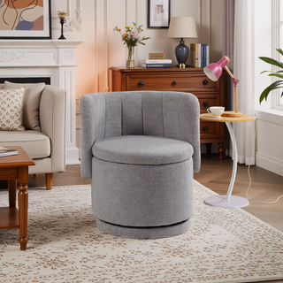 Sunvega 360 Degree Swivel Sofa Chair with Hidden Storage for Living Room