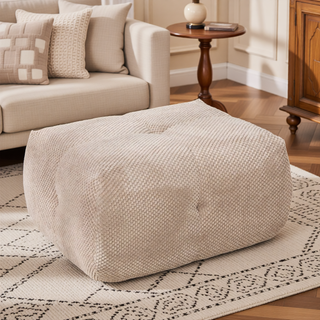Sunvega Modular Loveseat Sofa with Tufted Design and Two Pillows for Living Room