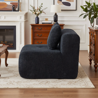 Sunvega Modular Loveseat Sofa with Tufted Design and Two Pillows for Living Room