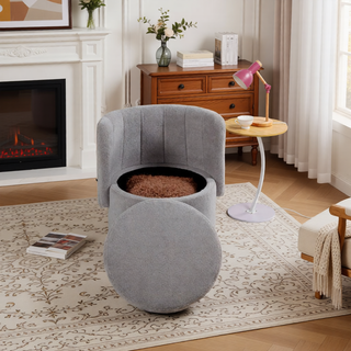 Sunvega 360 Degree Swivel Sofa Chair with Hidden Storage for Living Room