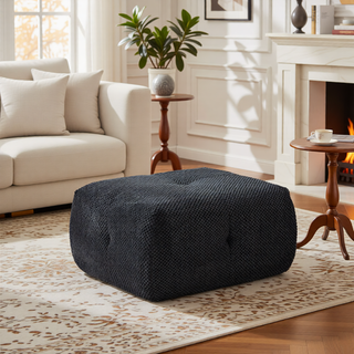 Sunvega Modular Loveseat Sofa with Tufted Design and Two Pillows for Living Room