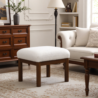 Sunvega Modern PU Leather Accent Chair with Solid Wood Frame for Living Room
