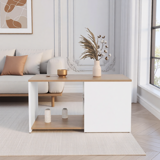 Sunvega Floating Nightstand with Large Drawer and Multiple Shelves for Storage or Decor