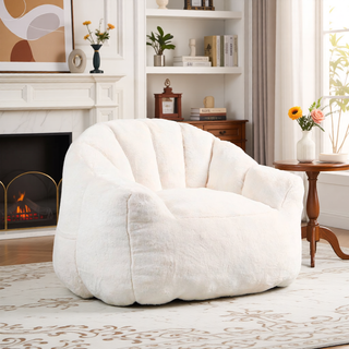 Sunvega Giant High Density Foam Filled Bean Bag Sofa Chair with Armrests
