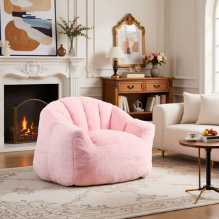Sunvega Giant High Density Foam Filled Bean Bag Sofa Chair with Armrests