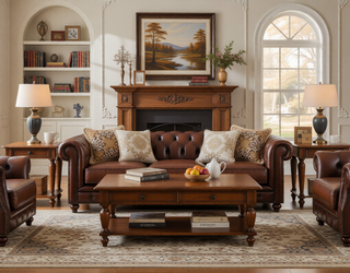 Sunvega Dark Brown Tufted Polyurethane Upholstered King Size Bed Frame