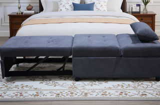 Sunvega Multifunctional Folding Ottoman Sofa Bed for Living Room and Bedroom