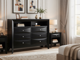 Sunvega Dark Brown Tufted Polyurethane Upholstered King Size Bed Frame