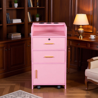 Sunvega 3 in 1 Vanity Desk with Open Top Mirror and Visible Glass Desktop