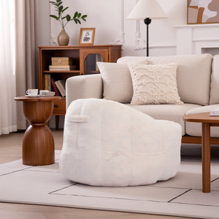 Sunvega Giant High Density Foam Filled Bean Bag Sofa Chair with Armrests