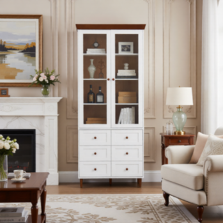 Sunvega White Teen Dream Vanity Desk with Mirror Chair and Storage for Bedroom