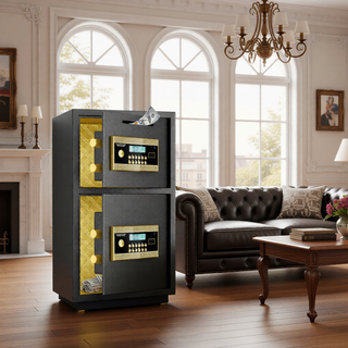 Sunvega Large Digital Security Safe with Dual Alarm and Hidden Code Function