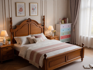 Sunvega 3 Drawer Dresser with Anti-Dumping Design for Kids Bedroom and Nursery