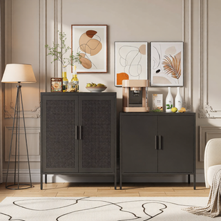 Sunvega High Strength Steel Storage Cabinet with Adjustable Shelves and Doors