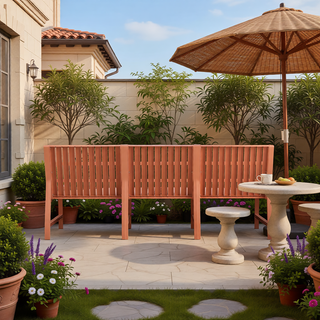 Sunvega 2-Piece Patio Conversation Set with Waterproof PP Material & Easy Assembly