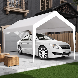 Sunvega 10x20ft Waterproof UV Protected Carport Canopy Cover with 72 Elastic Buckles
