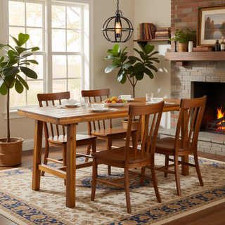 Sunvega Honey Eucalyptus Wooden Outdoor Dining Stool with Weather Resistant Finish