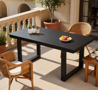Sunvega Modernist HDPE Outdoor Garden Armchairs with Backrest in Your Choice of Color