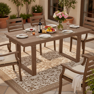 Sunvega Modernist HDPE Outdoor Garden Armchairs with Backrest in Your Choice of Color