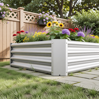 Sunvega 72x36x12 Inch Metal Raised Garden Bed for Plants Vegetables and Flowers