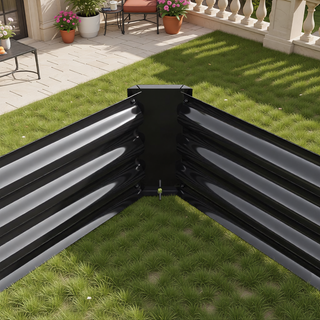 Sunvega 72x36x12 Inch Metal Raised Garden Bed for Plants Vegetables and Flowers