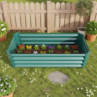 Sunvega 72x36x12 Inch Metal Raised Garden Bed for Plants Vegetables and Flowers