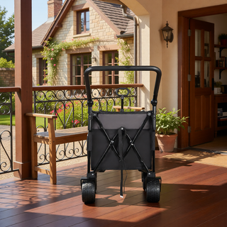 Sunvega Multi-Functional Push-Pull Folding Wagon Cart with 360° All-Terrain Wheels