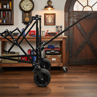 Sunvega Heavy Duty Folding Utility Wagon Cart with 480lbs Capacity and All Terrain Wheels