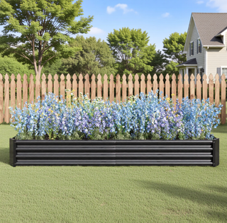 Sunvega 72x36x12 Inch Metal Raised Garden Bed for Plants Vegetables and Flowers
