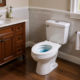 Sunvega Modern One Piece Toilet with Soft Closing Seat and Powerful Flushing
