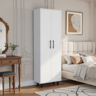 Sunvega Black Multistorage Pantry Cabinet with One Drawer and Two Shelves