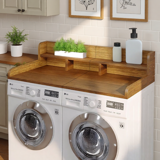 Sunvega Waterproof MDF Washer Dryer Countertop with Non-slip Pads and High Edge