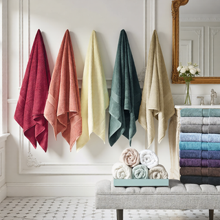 Sunvega 8-Piece Premium Cotton Towel Set with Antimicrobial Treatment for Health and Wellness
