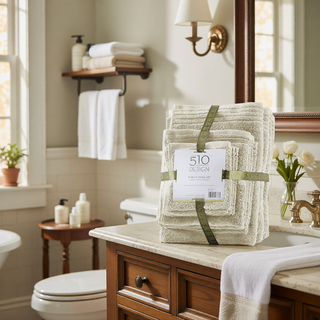 Sunvega Ultra Fresh Anti-Microbial 100% Cotton Quick Dry 12 Piece Towel Set