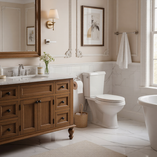 Sunvega Modern Safety Design Bathroom Hardware Set with Hidden Mounting Holes