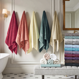 Sunvega 8-Piece Premium Cotton Towel Set with Antimicrobial Treatment for Health and Wellness