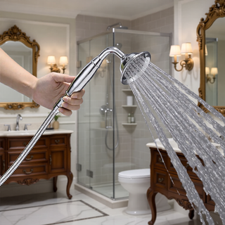 Sunvega Freestanding Bathtub Faucet in Matte Black with Handheld Shower