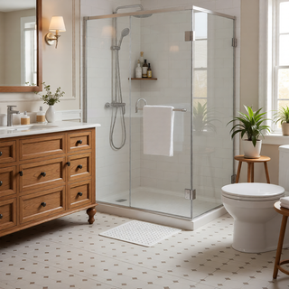 Sunvega Wall Mounted Rainfall Shower System with Hand Shower and Bodysprays