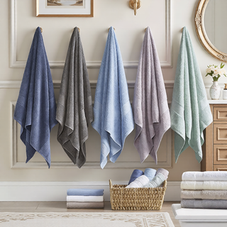 Sunvega GOTS Certified 650GSM Organic Long Staple Cotton 6 Piece Towel Set