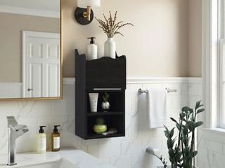 Sunvega White 32 Inch High Medicine Cabinet with Two Internal and External Shelves