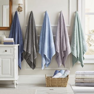 Sunvega GOTS Certified 650GSM Organic Long Staple Cotton 6 Piece Towel Set