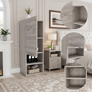 Sunvega Milwaukee Medicine Cabinet with Two Interior Shelves and Semi-Open Bottom